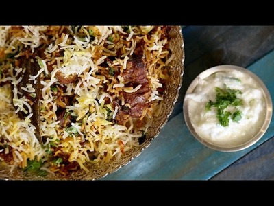 How To Make Hyderabadi Biryani | Hyderabadi Mutton Dum Biryani Recipe | Masala Trails With Smita Deo