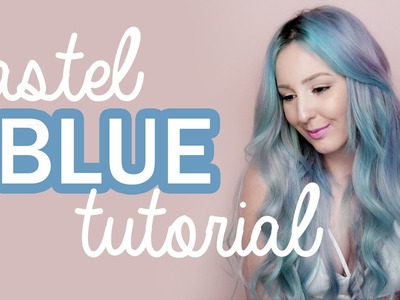 How To: Pastel Blue Hair Tutorial! | by tashaleelyn