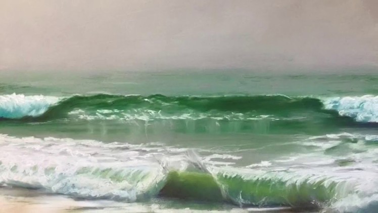 How To Start A Pastel Painting with a Realistic Seascape
