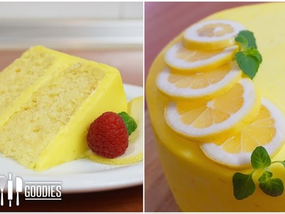 Lemon Cake Recipe with Lemon Cream Cheese Frosting