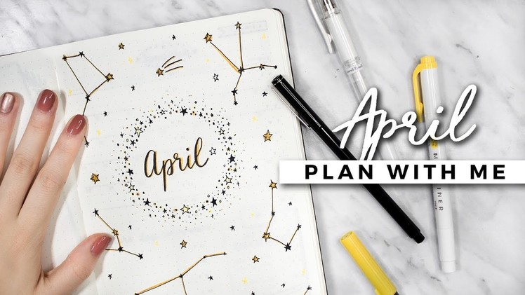PLAN WITH ME | April 2017 Bullet Journal Setup