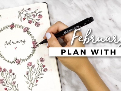 PLAN WITH ME | February 2017 Bullet Journal Setup
