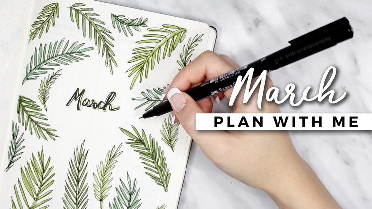 PLAN WITH ME | March 2017 Bullet Journal Setup