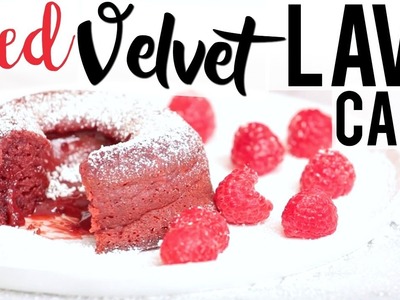 RED VELVET LAVA CAKE | Baking with Meghan