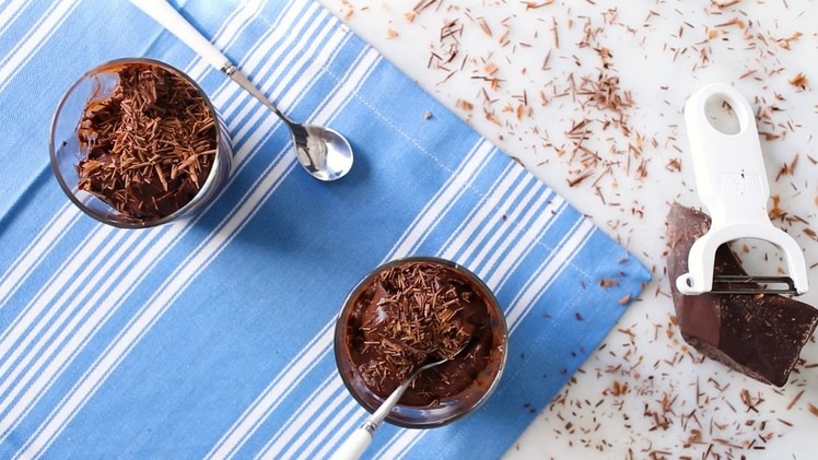 Smooth & Silky Double Chocolate Pudding- Everyday Food with Sarah Carey