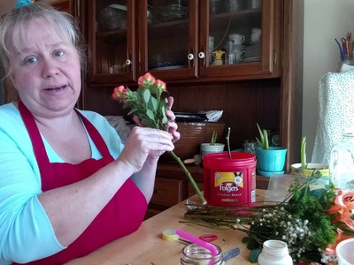 Waste Not Wednesday - How to Root Roses from a Bouquet