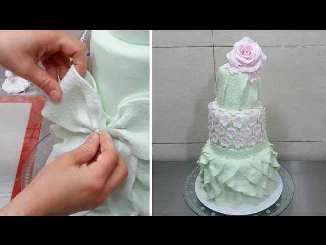 Wedding Cake Decorating Idea by CakesStepbyStep
