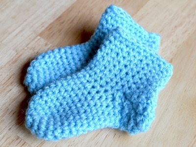 Baby newborn socks crochet pattern - Woolpedia®