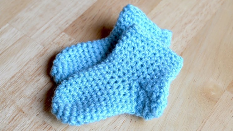 Baby newborn socks crochet pattern - Woolpedia®