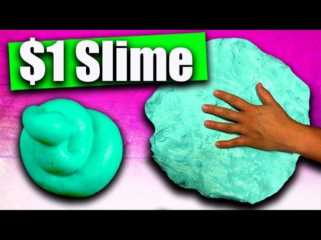 Best 1 Ingredient Slime DIY! $1 NO GLUE SLIME vs $15 NO GLUE SLIME How To