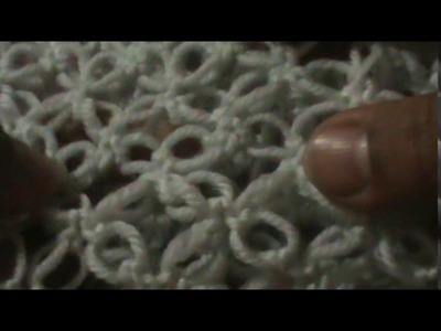 Bolero crochet, punto salomon paso a paso. parte 3
