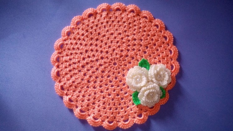 Centrino Uncinetto Facile- Tutorial - Doily Crochet -Sousplat Croche