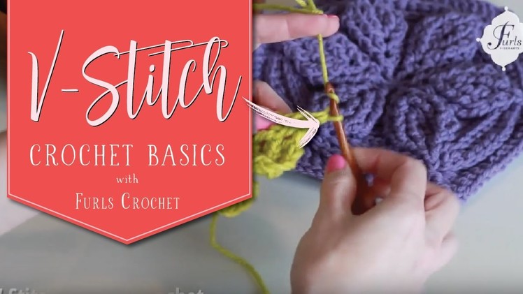 Crochet Basics: Learn how to V-Stitch in 60 seconds