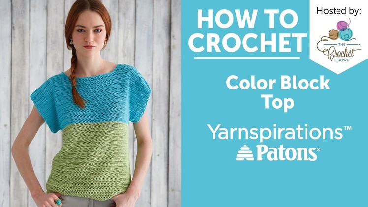 Crochet Color Block Top