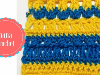 Crochet combo stitch by Oana