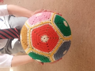 (Crochet-Crosia)how to crochet Hexagon Amigurumi