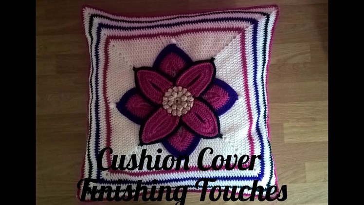 Crochet Cushion Cover Part 2 - Buttonholes & Border