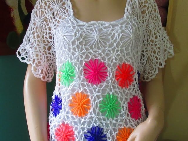 Crochet de verano con telar de flores parte 1 de 2  para principiantes