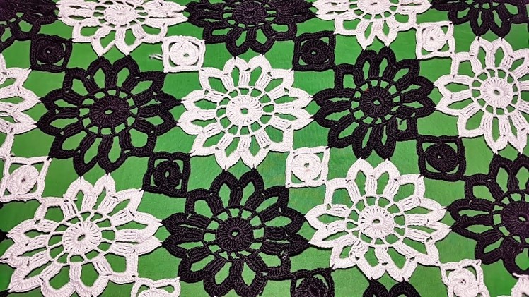 Crochet Design #4# DIY Table Cover Design टेबल कवर डिज़ाइन