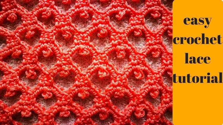 CROCHET:easy crochet lace pattern