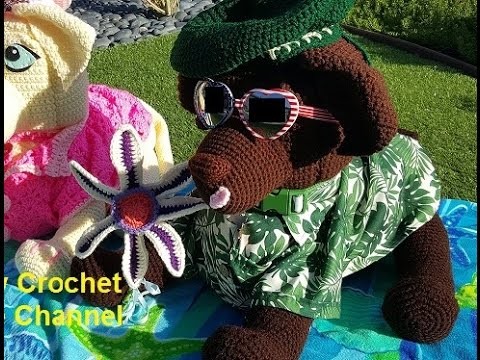Crochet Large Labrador Retriever Amigurumi Dog Part 3 of 3 DIY Video Tutorial