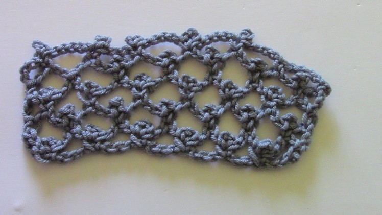 Crochet Picot Mesh Stitch