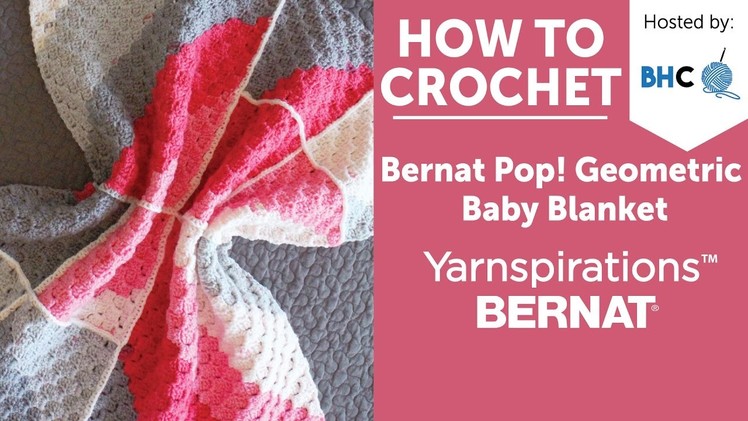 Crochet Pop Geometric Baby Blanket
