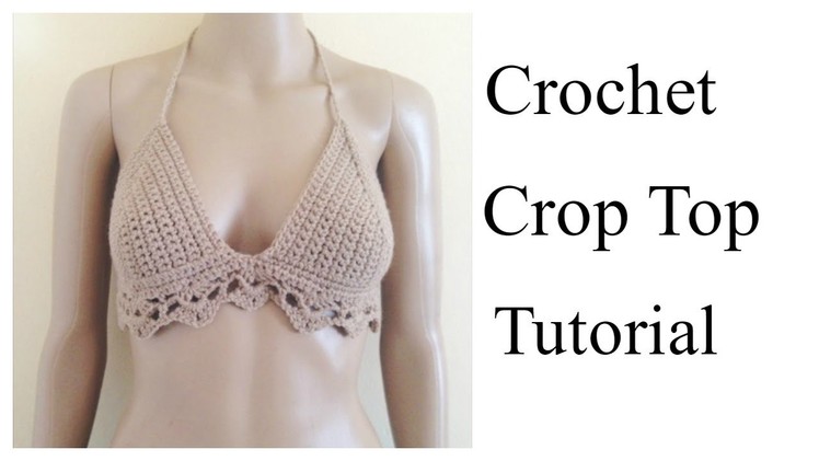 Crochet Shell Crop Top Tutorial