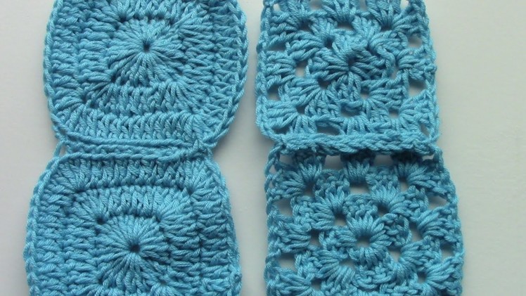 Crochet squares together