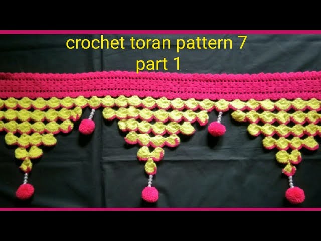 Crochet toran pattern 7 part 1