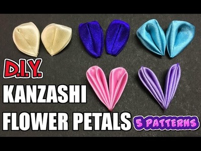 D.I.Y. Kanzashi Flower Petals | 5 Patterns | MyInDulzens