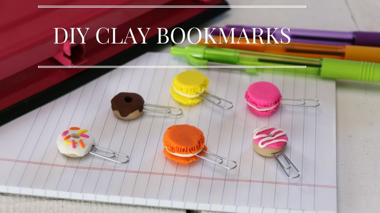 DIY Clay Bookmarks