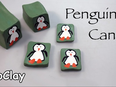 Diy clay projects - How to make a Penguin cane