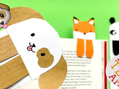 DIY - Cute and Easy Bookmark Ideas - How to make a Bookmark DIY - Kawaii Dog Emoji DIY - so CUTE!