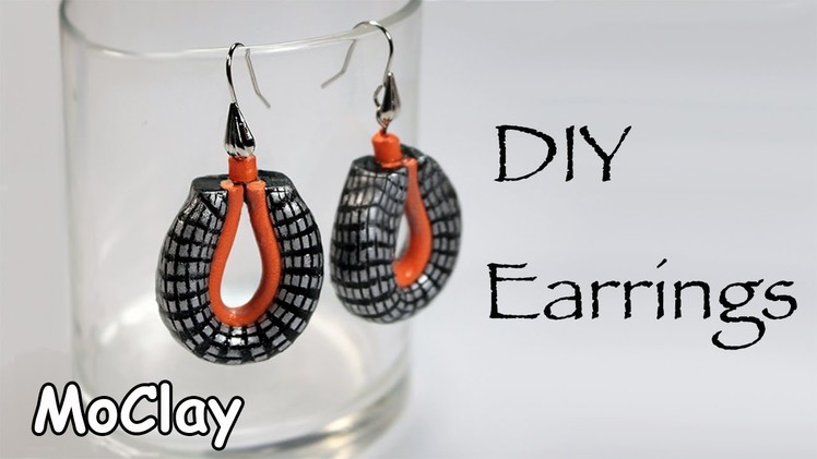 Diy Easy Earrings- Polymer clay tutorial
