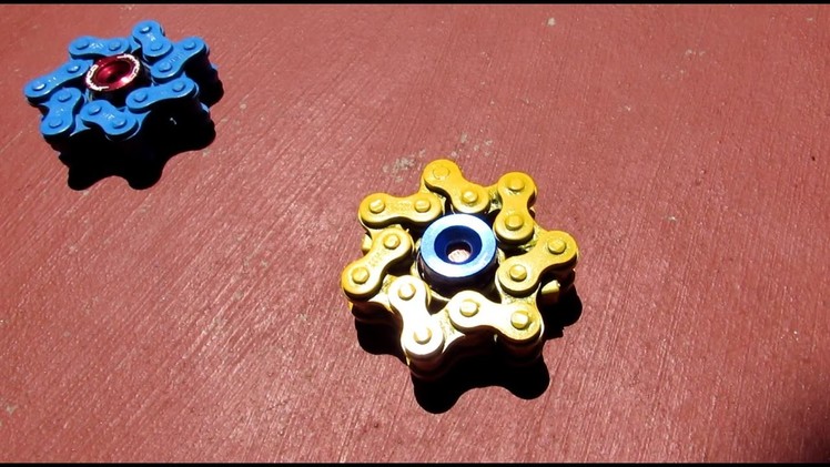 DIY fidget spinner - How to make a Star Chain Spinner - hand spinner tutorial
