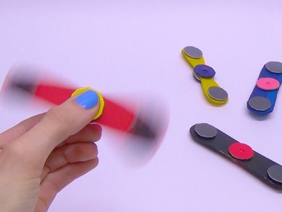 DIY fidget spinner without bearings.Julia DIY
