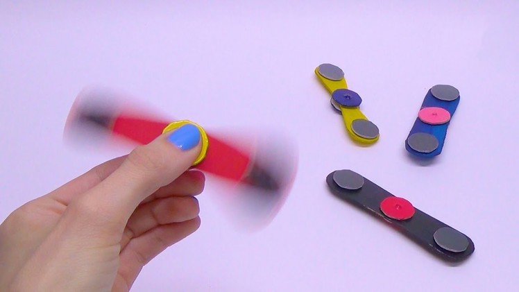 DIY fidget spinner without bearings.Julia DIY