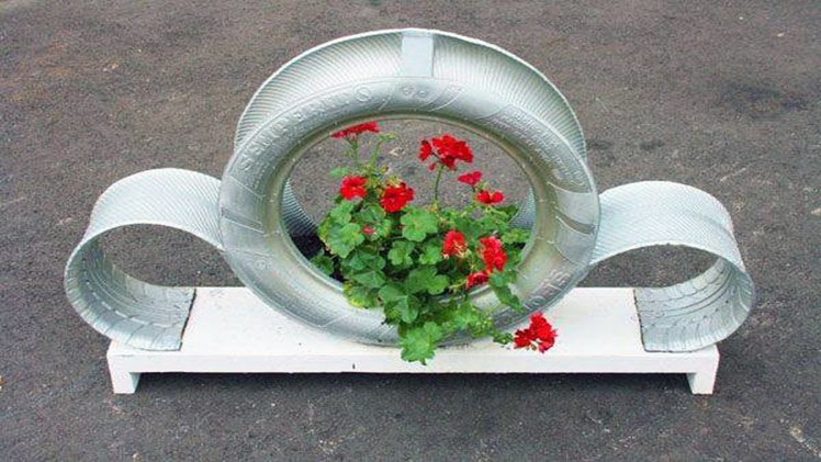 DIY Garden Decoration Ideas With Old Car Tires ???? █▬█