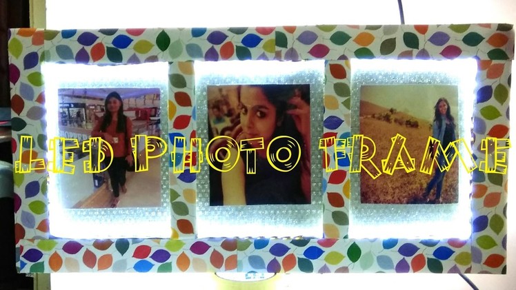 DIY - How to Make a Glowing Led Photo Frame From Cardboard