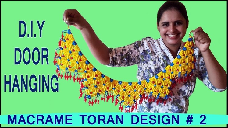 DIY How to Make Macrame Toran | Macrame Art School | FULL STEP BY STEP VIDEO TUTORIALS