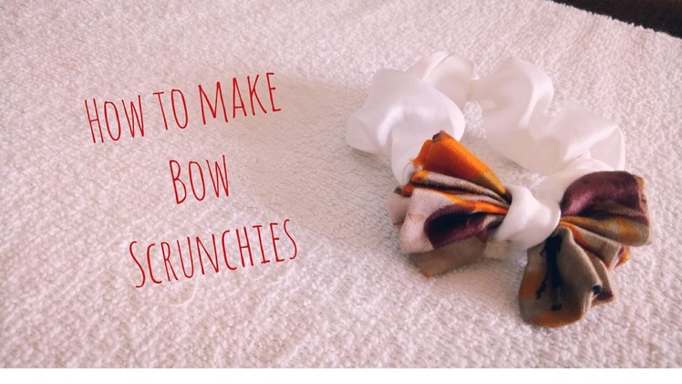 DIY How To Make Scrunchies || Easy way to make scrunchie!!