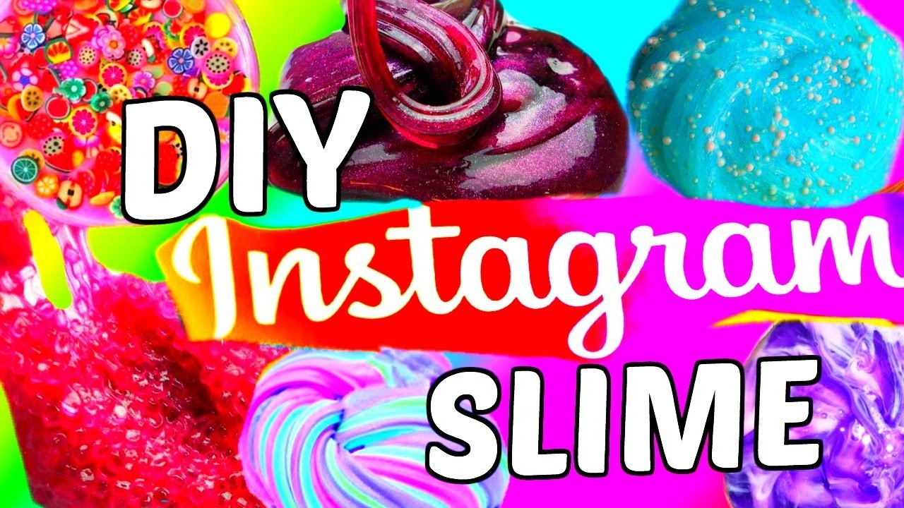 Diy Instagram Slime Tested Cream Cheese Slime Strawberry Jelly Slime Crunchy Slime 