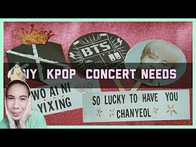 DIY KPOP Concert Needs For Every KPOP Fans | Customize Your Own ❤