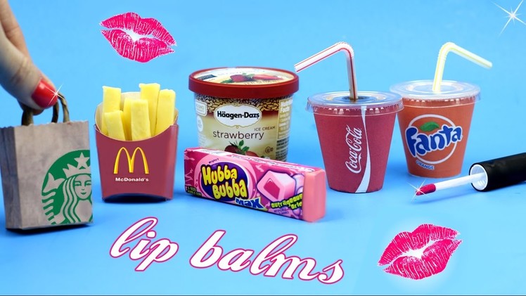 DIY Lip Balm {Easy}! 5 Miniature Starbucks,Soda,McDonalds & Bubblegum Lip Gloss DIYs-Lip Balm How To