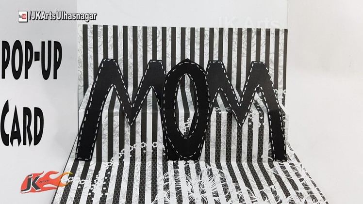 DIY Mother's day pop up card | Card for Scrapbook pages  | JK Arts 1220