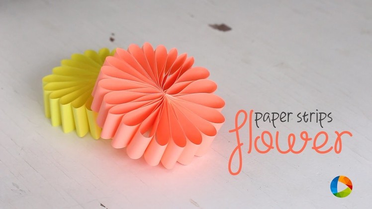 DIY: Paper Strips Flower