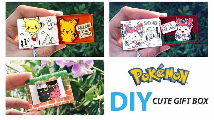 DIY | Pokemon Style | How To Make Cute Gift Box - Step by Step