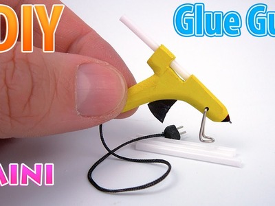 DIY Realistic Miniature Hot Glue Gun | DollHouse | No Polymer Clay!