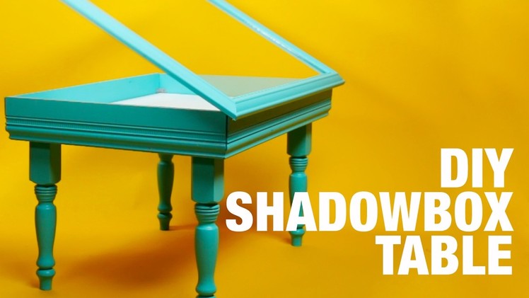 DIY Shadowbox Table